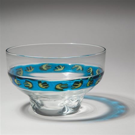 RICCARDO LICATA, CENEDESEUn vaso in cristallo con fascia di...