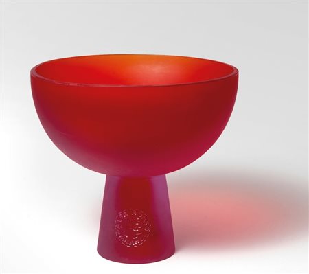 FLAVIO POLI, SEGUSO VETRI D"ARTEUna coppa "Alfa Romeo" (Modello 13003), 1961....