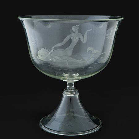 GUIDO BALSAMO STELLA, S.A.L.I.R.Coppa di Venere, 1924-1928. Cristallo inciso...