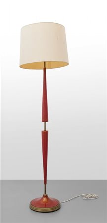 SEGUSOUna lampada da terra, anni '50.Vetro soffiato con applicazioni di...