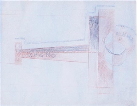 Giulio D'Anna Villarosa 1908 Senza titolo 1933 Tecnica mista su carta 15x19,4