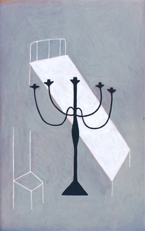 Paladino Mimmo Paduli 1948 Senza titolo 1987 Tecnica mista su cartone 103x72