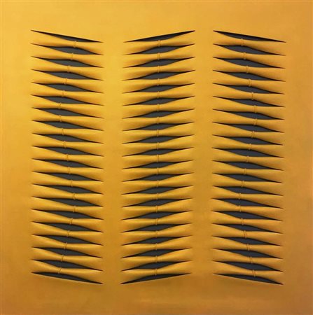 Gioppè Di Bella Trapani 1945 Aperture 1987 Olio su doppia tela 100x100...