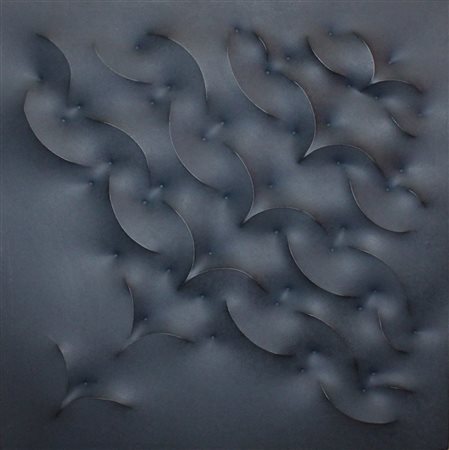 Giuseppe Amadio Todi 1944 Senza titolo 2012 Estroflessione su tela 68x68...