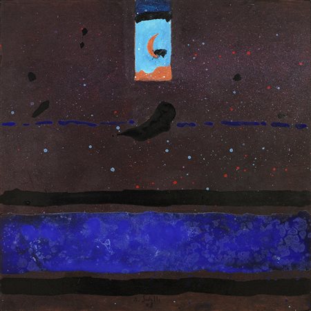 Alessandro Savelli milano 1955 Acitanul retnil 2008 Tecnica mista su tavola...