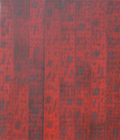 Pino Jelo Reggio Calabria 1948 Tramandata nel tempo 1992 Olio su tela 70x60...