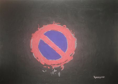 Valvassori Gallipoli 1971 No entry 1997 Tecnica mista su cartoncino 50x70