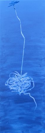 Stefania Panico rho 1974 Colpo di fulmine 2017 Acrilico su tela 80x28...