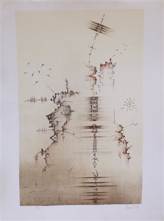 Tullio Pericoli Colli del Tronto 1936 Senza titolo 1979 Litografia originale...