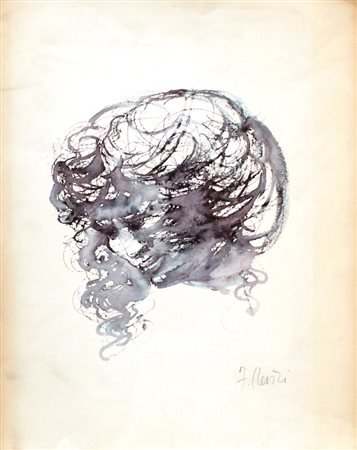 Fabrizio Clerici Milano 1913 Senza titolo 1970 Fotolito firmata a matita -...