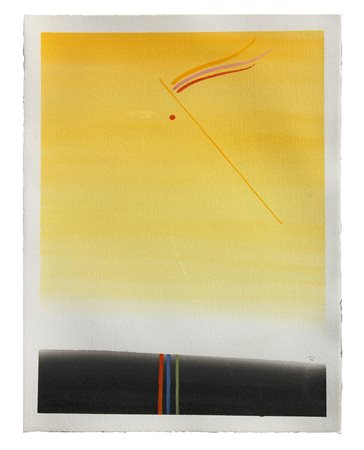 Valentino VAGO (Barlassina 1931 ) Senza titolo, 1996, tempera su cartoncino,...