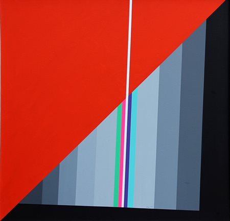 Eugenio CARMI (Genova 1920 Lugano, 2016) Situazione immaginaria, 1973, olio...