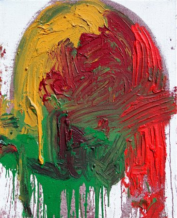 Hermann NITSCH (Vienna 1938 ) K/ Petra/ 05, 2005, olio su tela, cm. 100 x 80,...