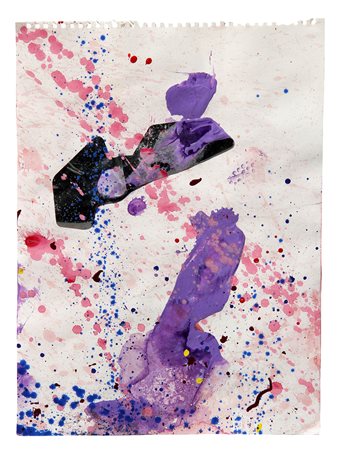 Sam FRANCIS (San Mateo 1923 San Mateo 1994) Untitled , 1990, acrilico su...