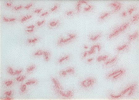 DADAMAINO (Milano 1930 Milano 2004) Costellazioni, 1981, carta riportata su...