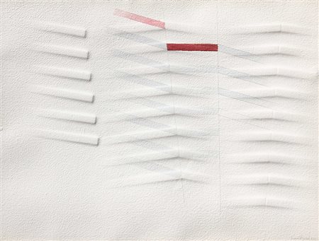 Agostino BONALUMI (Vimercate (MI) 1935 Desio, 2013) Senza titolo, 1985,...