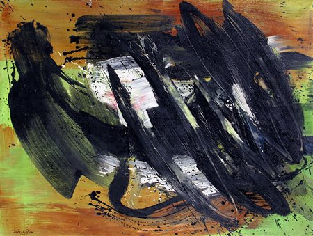Gerard SCHNEIDER (Saint Croix 1896 Parigi 1986) 50E, 1960, olio su tela, cm....