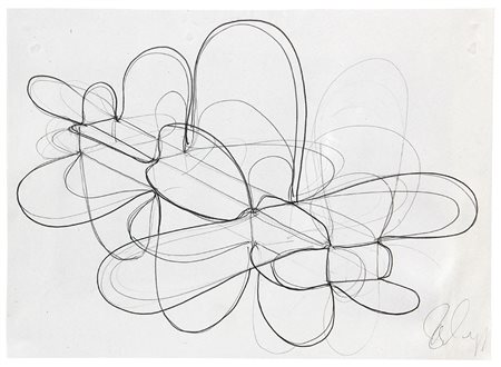 Tony (Anthony) CRAGG (Liverpool, 1949 ) Senza titolo, grafite su cartoncino,...