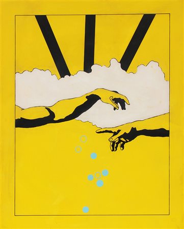 Tano FESTA (Roma 1938 Roma 1988) Senza titolo, 1978, acrilico su tela, cm....