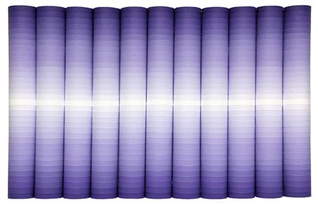 Raffaele BIELO' (Chioggia, 1973 ) Onde periodiche, 2016, acrilico su tela...