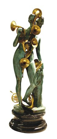 Fernandez ARMAN (Nizza 1928 New York 2005) Venere con trombe, Bronzo...
