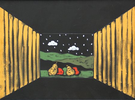 Tano FESTA (Roma 1938 Roma 1988) Senza titolo, 1985, acrilico su tela, cm. 60...