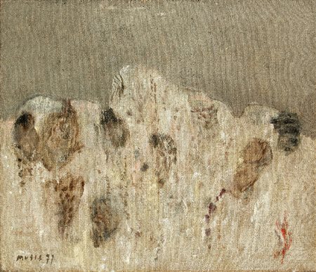 Anton Zoran MUSIC (Gorizia 1909 Venezia 2005) Paesaggio sassoso, 1977, olio...