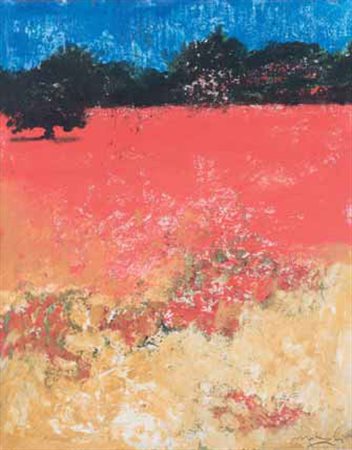 CARLO MATTIOLI Modena 1911 – Parma 1994 SENZA TITOLO (CAMPO DI PAPAVERI),...