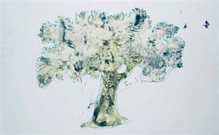 MARIO SCHIFANO Homs 1934 – Roma 1998 SENZA TITOLO, 1975 CIRCA smalto su tela,...