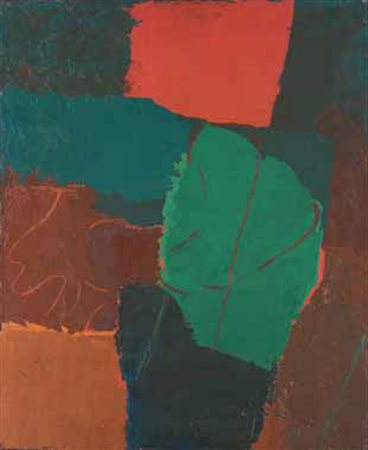 ALFREDO CHIGHINE Milano 1914 – Pisa 1974 COMPOSIZIONE, 1972 olio su tela, cm...