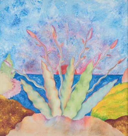 LUCA ALINARI Firenze 1943 SENZA TITOLO acrilico su tela, cm 70x70. Firmato in...