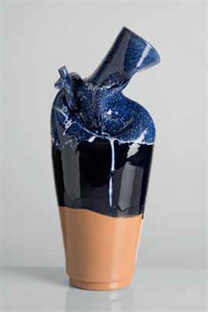 ANTONIO RECALCATI Bresso, Milano 1938 VASO N. 479, 1990 terracotta, cm...