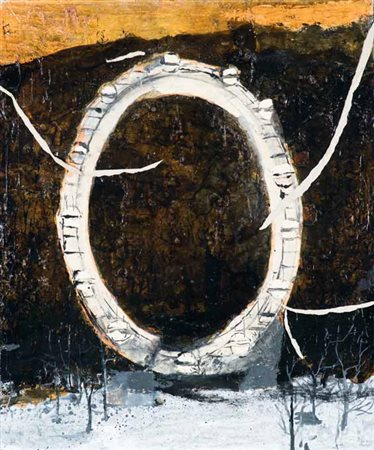 VELASCO Bellano 1960 PRIPJAT, 2011 tecnica mista su tela, cm 120x100. Firma e...