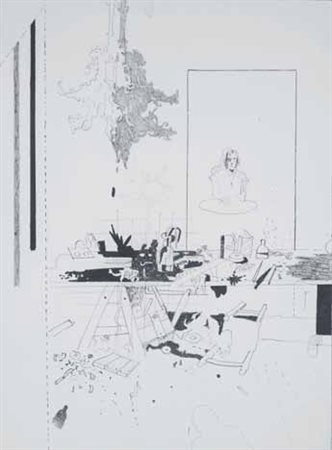 GIANFRANCO FERRONI Livorno 1927 – Bergamo 2001 LA STANZA LIBERTY, 1967...