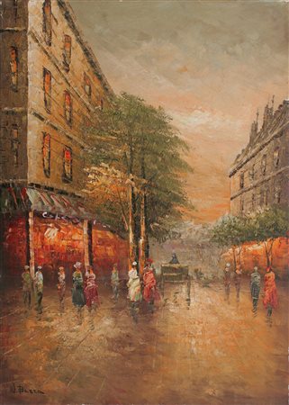 Lotto unico di 2 opere: 8 a Mauro Barra olio su tela cm 52 x 73 8 b Giovanni...