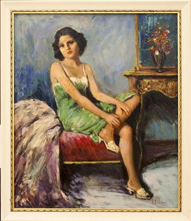 Lotto unico di 2 opere: 16 a autore sconosciuto olio su tavola cm 60 x 40 16...