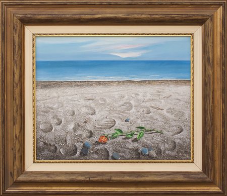 Lotto unico di 2 opere: 24 a Giovan Battista Rotella olio su tela cm 40 x 50...