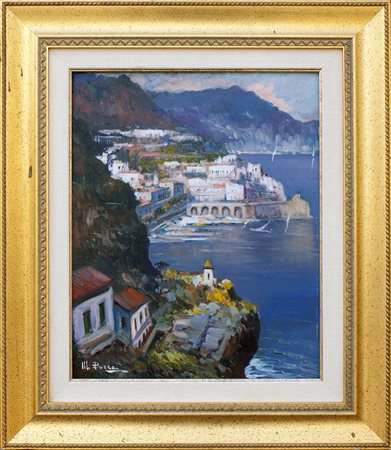 Lotto unico di 2 opere: 35 a Mauro Barra olio su tavola cm 40 x 50 35b Renato...