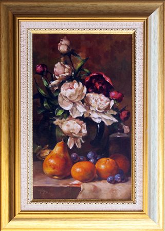 Lotto unico di 2 opere: 37 a Giovanni Parlato olio su tavola cm 50 x 30 37 b...