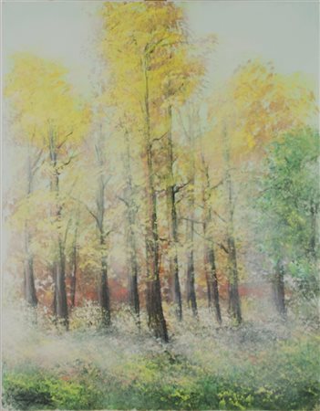 Lotto unico di 2 opere: 71 a Renato Crespina olio su tela cm 80 x 60 71 b...