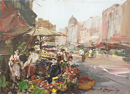 Lotto unico di 2 opere: 72 a autore sconosciuto olio su tela cm 50 x 70 72 b...