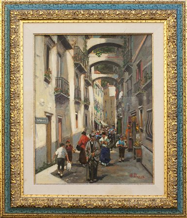 Lotto unico di 2 opere: 88 a Mauro Barra olio su tavola cm 50 x 40 88 b...