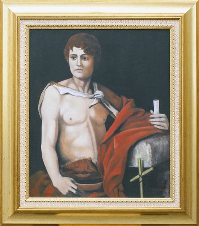 Lotto unico di 2 opere: 94 a autore sconosciuto cartone telato cm 60 x 50 94...