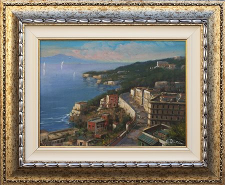 Lotto unico di 2 opere: 95 a Mauro Barra olio su tela cm 30 x 40 95 b Renato...