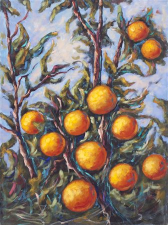 lotto unico di n. 2 opere: 116 a AUTORE SCONOSCIUTO olio su tela cm 70 x 50...