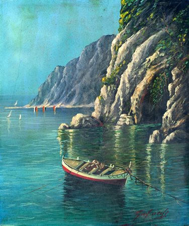 lotto unico di n. 2 opere: 132 a ANTONIO GAGLIARDI olio su tela cm. 50 x 40...