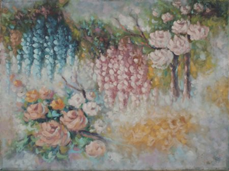 lotto unico di n. 2 opere: 133 a AUTORE SCONOSCIUTO olio su tela cm 40 x 50...