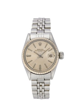 ROLEX Orologio da polso da donna in acciaio Anni ' 70 Quadrante, movimento e...