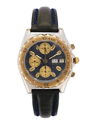 BULOVA Orologio da polso da uomo in acciaio Anni '50 Quadrante firmato...