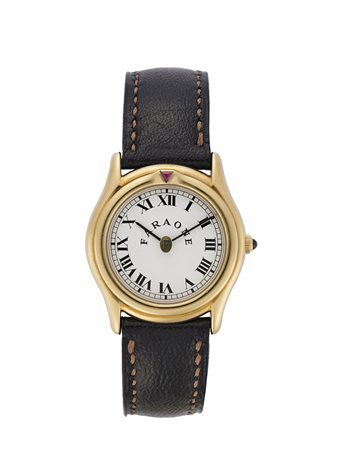 FARAONE Orologio da polso da uomo in oro 18K Epoca recente Quadrante e cassa...